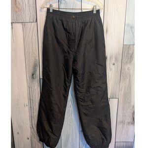 Unisex Sportrax black nylon performance ski wear snowpants size Medium